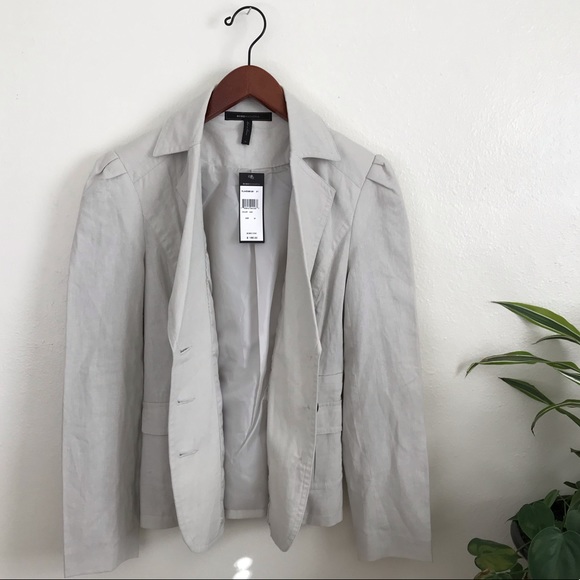 NWT BCBG MAX AZRIA Oak Button Down Blazer - Picture 7 of 8